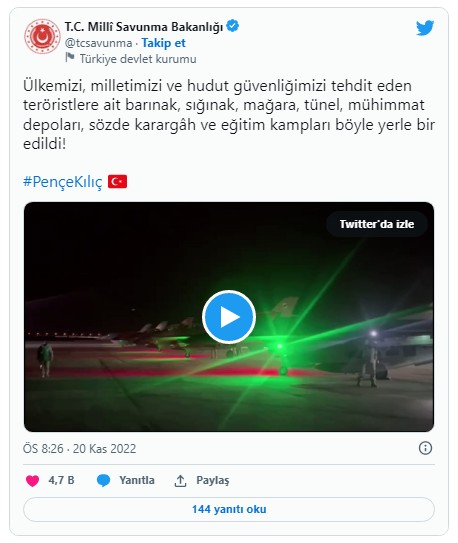Harekattan yeni görüntü... Türk savaş uçakları terör hedeflerini yerle bir etti!
